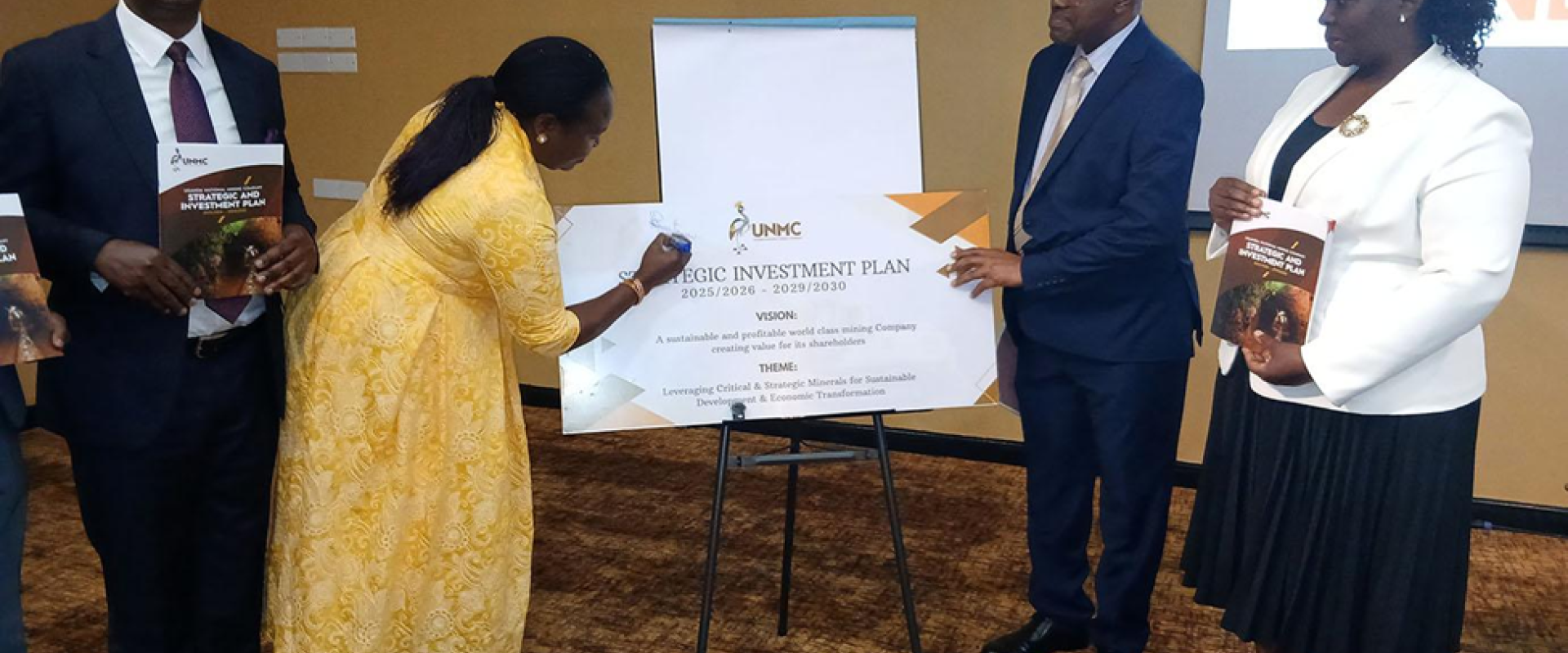 Launch of the Strategic Investment Plan of the Uganda National Mining Company.